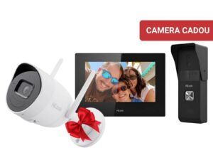 Kit videinterfon si camera supraveghere, 1 familie, Wi-Fi, PoE, rezolutie 4MP, IR30m, audio bidirectional, Hikvision HiLook KITK23P+B140HA/W Kit videinterfon si camera supraveghere, 1 familie, Wi-Fi, PoE, rezolutie 4MP, IR30m, audio bidirectional, Hikvision HiLook KITK23P+B140HA/W