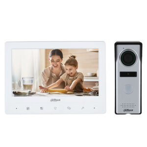 Kit videointerfon Dahua KTA03, 1.3 MP, 1 familie, auto IR, 7 inch, aparent Kit videointerfon Dahua KTA03, 1.3 MP, 1 familie, auto IR, 7 inch, aparent