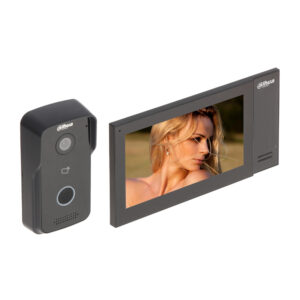 Kit videointerfon IP Dahua KTP02, 1 MP, 1 familie, aparent, 7 inch, IC card, control de la distanta, PoE Kit videointerfon IP Dahua KTP02, 1 MP, 1 familie, aparent, 7 inch, IC card, control de la distanta, PoE