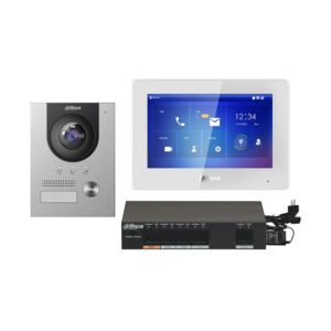 Kit videointerfon IP Dahua KTP04(F), 2 MP, 7 inch, IR, PoE, aparent Kit videointerfon IP Dahua KTP04(F), 2 MP, 7 inch, IR, PoE, aparent