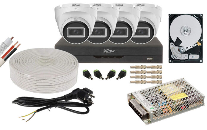 Kit supraveghere video complet cu 4 camere interior Full HD Dahua KIT4I22-2TB-TW-DH Kit supraveghere video complet cu 4 camere interior Full HD Dahua KIT4I22-2TB-TW-DH