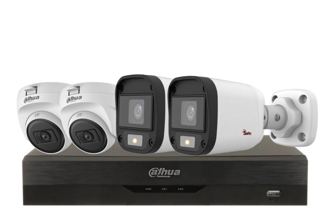 Sistem supraveghere 4 camere mixt, rezolutie 2MP/5MP, IR 20/25m, LED Alb 20m, DVR Dahua 4 canale, KIT4MIXT20DAH Sistem supraveghere 4 camere mixt, rezolutie 2MP/5MP, IR 20/25m, LED Alb 20m, DVR Dahua 4 canale, KIT4MIXT20DAH