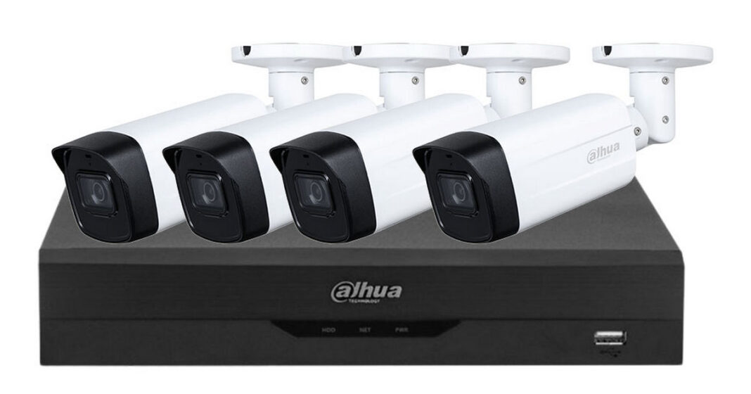 Kit de supraveghere Dahua, 4 camere de exterior 2MP FULL HD, IR 80m, lentila 2.8mm, DVR 4 canale WizSense, DHI-4X1200THI8 Kit de supraveghere Dahua, 4 camere de exterior 2MP FULL HD, IR 80m, lentila 2.8mm, DVR 4 canale WizSense, DHI-4X1200THI8