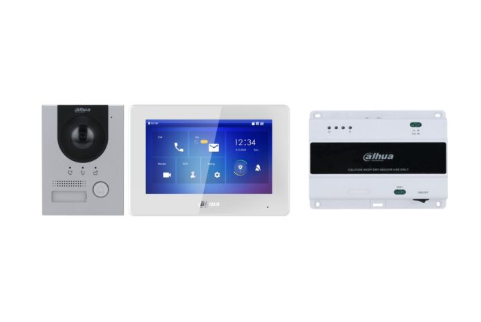 Set videointerfon IP, Dahua, Full HD 2 MP, 7 inch, Iluminator IR, MicroSD, PoE, Indice protectie IK07 si IP65, KTD01-S2(F) Set videointerfon IP, Dahua, Full HD 2 MP, 7 inch, Iluminator IR, MicroSD, PoE, Indice protectie IK07 si IP65, KTD01-S2(F)