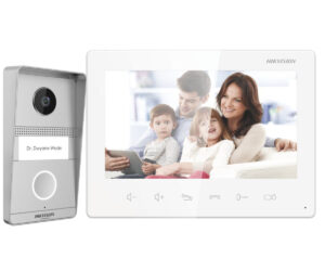 Kit videointerfon Hikvision, 2 fire, montaj aplicat, DS-KIS101-P/S Kit videointerfon Hikvision, 2 fire, montaj aplicat, DS-KIS101-P/S