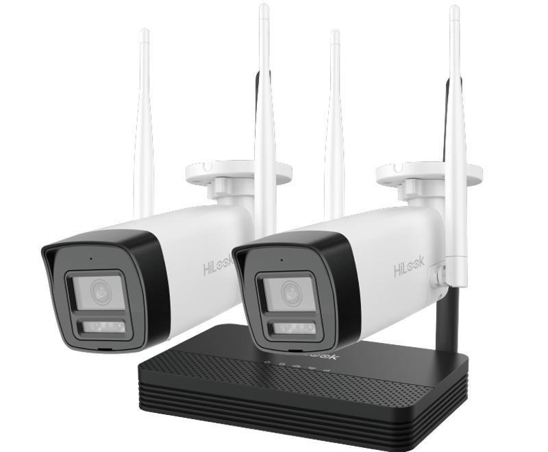 Kit supraveghere IP wireless HiLook EasyLink IKS-2044BH-PH/W, 2 camere bullet, 4MP, IR 30m, Audio, slot microSD, NVR 4 canale, 20Mbps Kit supraveghere IP wireless HiLook EasyLink IKS-2044BH-PH/W, 2 camere bullet, 4MP, IR 30m, Audio, slot microSD, NVR 4 canale, 20Mbps