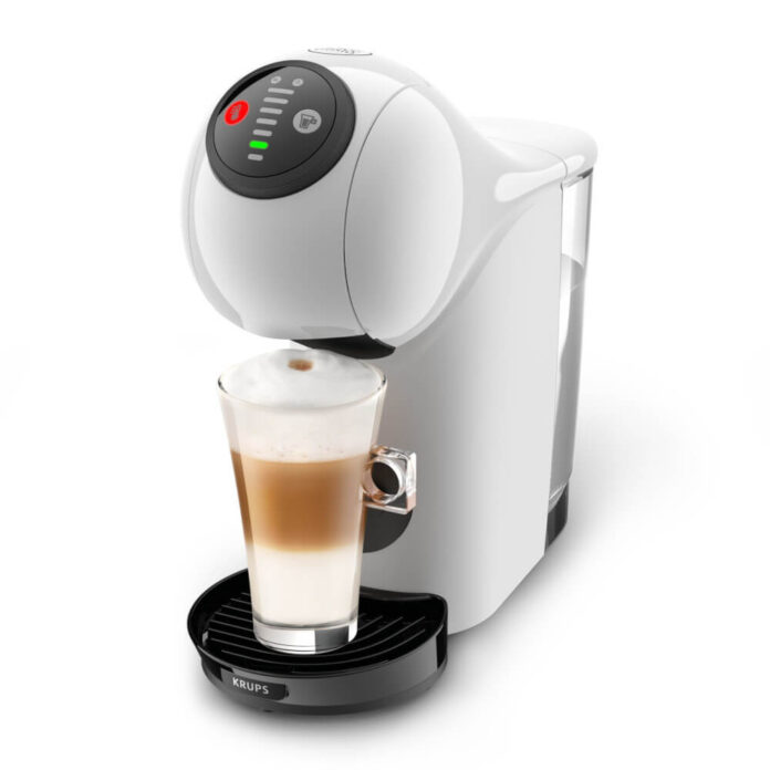 Espressor cu capsule Krups Genio S KP240110, 1500 W, 0.8 L, 15 bar, Alb Espressor cu capsule Krups Genio S KP240110, 1500 W, 0.8 L, 15 bar, Alb
