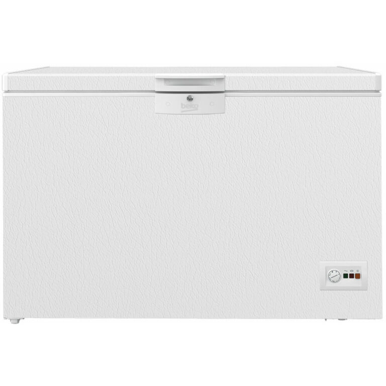 Lada frigorifica Beko HSM40031, 360 L, H 86 cm, Panou control LED, Clasa F, Alb