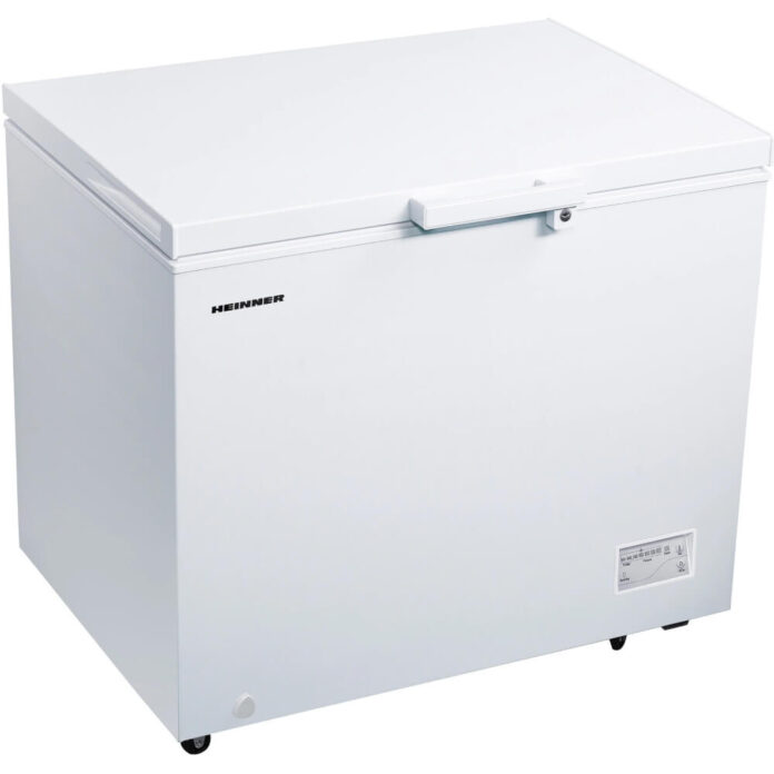 Lada frigorifica Heinner HCF-246CNHF+, 246 L, Control electronic, Congelare rapida, Clasa F, Alb Lada frigorifica Heinner HCF-246CNHF+, 246 L, Control electronic, Congelare rapida, Clasa F, Alb