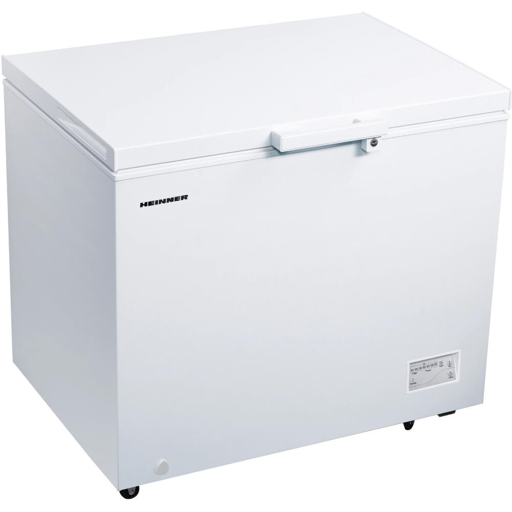 Lada frigorifica Heinner HCF-246CNHF+, 246 L, Control electronic, Congelare rapida, Clasa F, Alb Lada frigorifica Heinner HCF-246CNHF+, 246 L, Control electronic, Congelare rapida, Clasa F, Alb