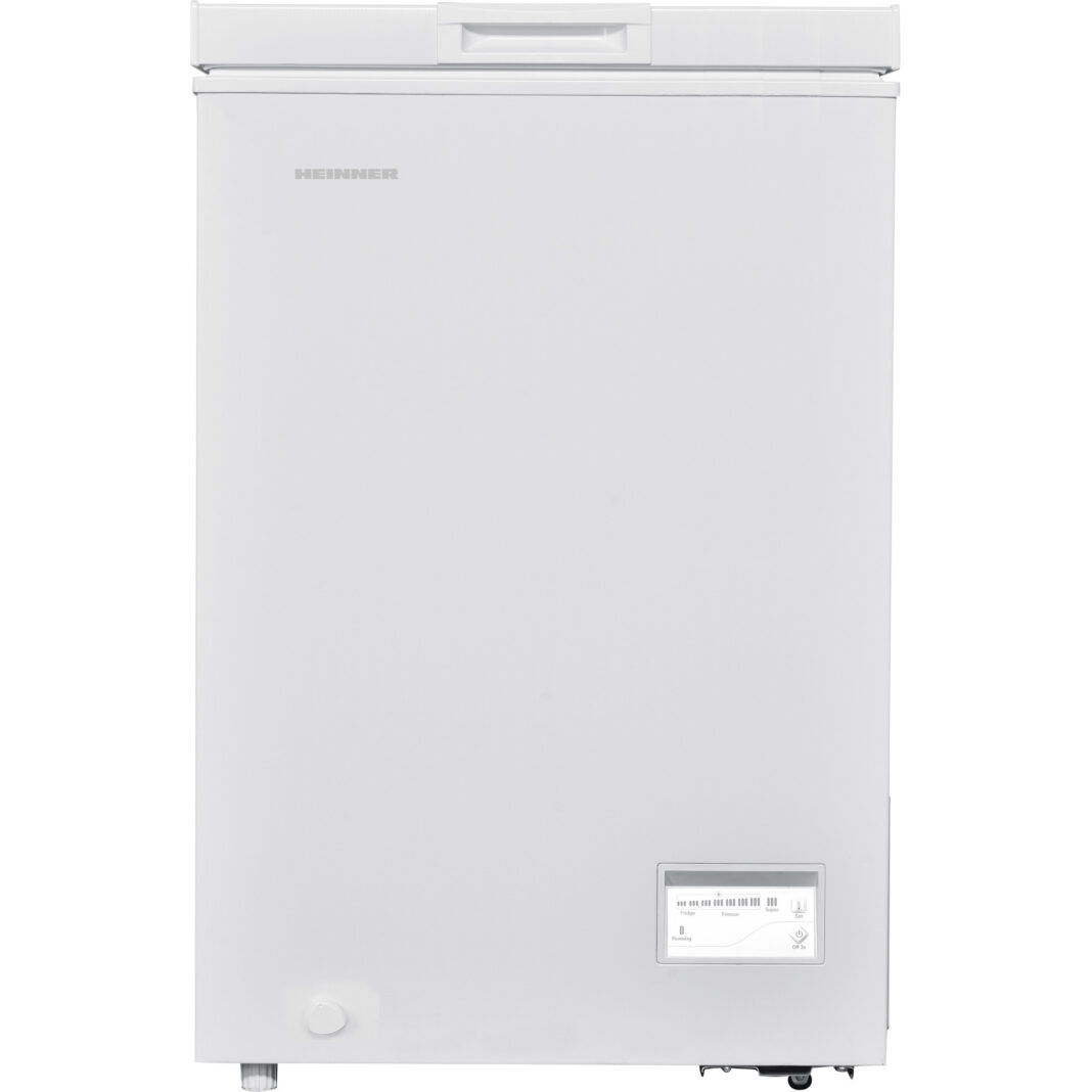 Lada frigorifica Heinner HCF-HM100CE++, 98 l,  Convertibila Frigider/Congelator, Control electronic , Alb, Clasa E