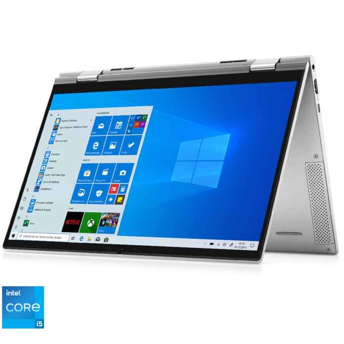 Laptop 2 in 1 Dell Inspiron 13 7306, I5-1135G7, 13.3inch, Full HD, Touchscreen, 8GB, 512GB SSD + 32GB Intel Optane, Intel Iris Xe Graphics, Windows 10 Home, Platinum Silver Laptop 2 in 1 Dell Inspiron 13 7306, I5-1135G7, 13.3inch, Full HD, Touchscreen, 8GB, 512GB SSD + 32GB Intel Optane, Intel Iris Xe Graphics, Windows 10 Home, Platinum Silver