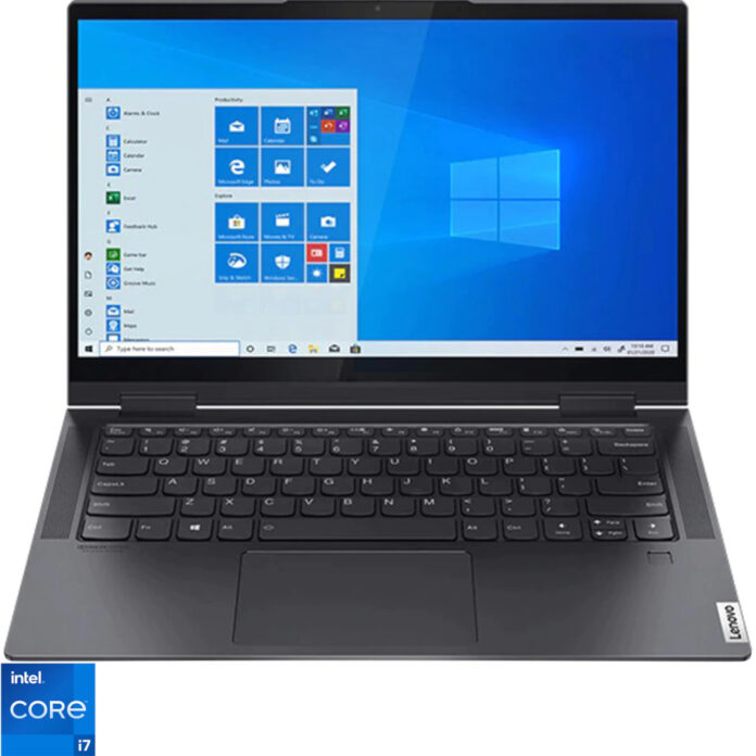 Laptop 2 in 1 Lenovo Yoga 7 14ITL5, 14inch, Full HD, TouchScreen, Intel Core i7-1165G7, 16GB, 1TB SSD, Intel Iris Xe Graphics, Windows 10 Home, Slate Grey Laptop 2 in 1 Lenovo Yoga 7 14ITL5, 14inch, Full HD, TouchScreen, Intel Core i7-1165G7, 16GB, 1TB SSD, Intel Iris Xe Graphics, Windows 10 Home, Slate Grey