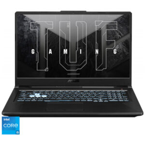 Laptop ASUS Gaming TUF FX706HCB-HX113, FHD, 17.3`, 144Hz, Intel Core i5-11400H, 8GB DDR4, 512GB SSD, GeForce RTX 3050 4GB, No OS, Negru Laptop ASUS Gaming TUF FX706HCB-HX113, FHD, 17.3`, 144Hz, Intel Core i5-11400H, 8GB DDR4, 512GB SSD, GeForce RTX 3050 4GB, No OS, Negru