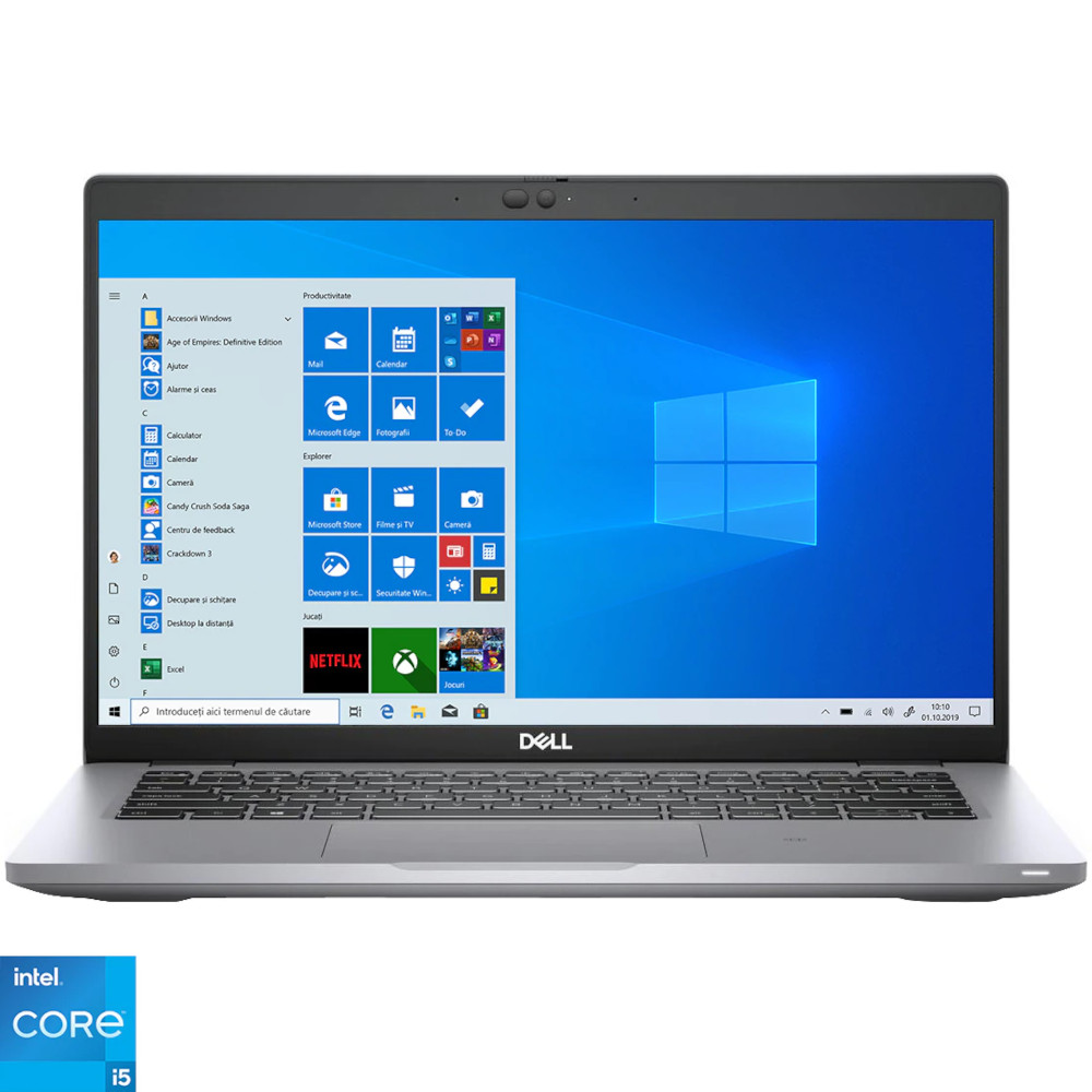 Laptop Dell Latitude 5420, 14 inch, Full HD, Intel Core i5-1145G7, 16GB, 512GB SSD, Intel Iris Xe Graphics, Windows 10 Pro, Silver Laptop Dell Latitude 5420, 14 inch, Full HD, Intel Core i5-1145G7, 16GB, 512GB SSD, Intel Iris Xe Graphics, Windows 10 Pro, Silver
