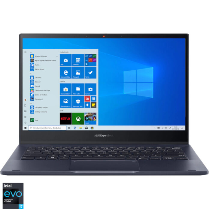Laptop ultraportabil ASUS ExpertBook B5302CEA, 13 inch, Full HD, Intel Core i7-1165G7, 16GB, 1TB SSD, Intel Iris Xe Graphics, Windows 10 Pro, Star Black Laptop ultraportabil ASUS ExpertBook B5302CEA, 13 inch, Full HD, Intel Core i7-1165G7, 16GB, 1TB SSD, Intel Iris Xe Graphics, Windows 10 Pro, Star Black