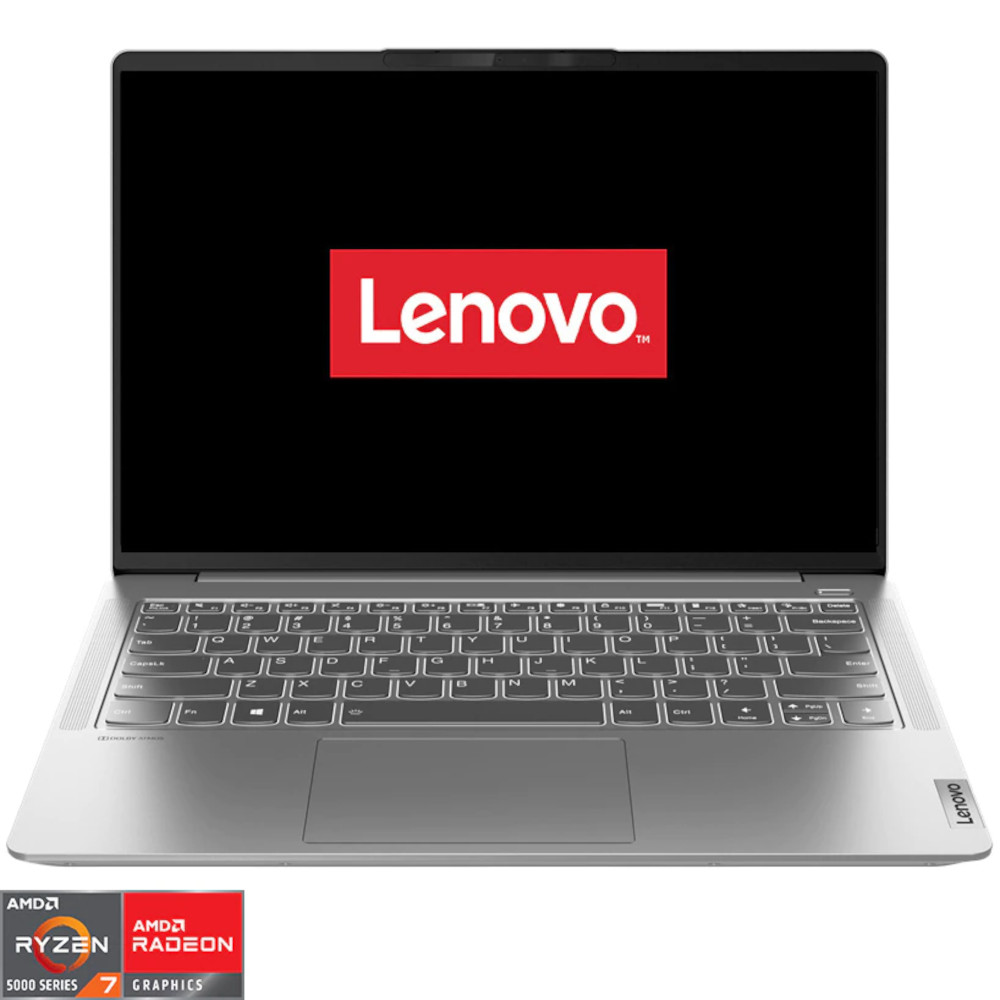 Laptop ultraportabil Lenovo IdeaPad 5 Pro 14ACN6, 14 inch, 2.8K, AMD Ryzen 7 5800U, 16GB, 512GB SSD, AMD Radeon Graphics, Free DOS, Cloud Grey Laptop ultraportabil Lenovo IdeaPad 5 Pro 14ACN6, 14 inch, 2.8K, AMD Ryzen 7 5800U, 16GB, 512GB SSD, AMD Radeon Graphics, Free DOS, Cloud Grey
