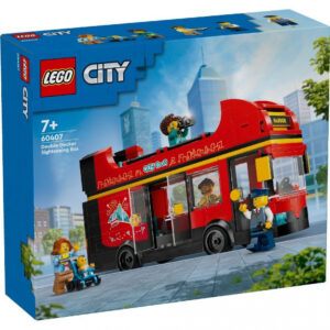 LEGO CITY AUTOBUZ TURISTIC ROSU CU ETAJ 60407 LEGO CITY AUTOBUZ TURISTIC ROSU CU ETAJ 60407