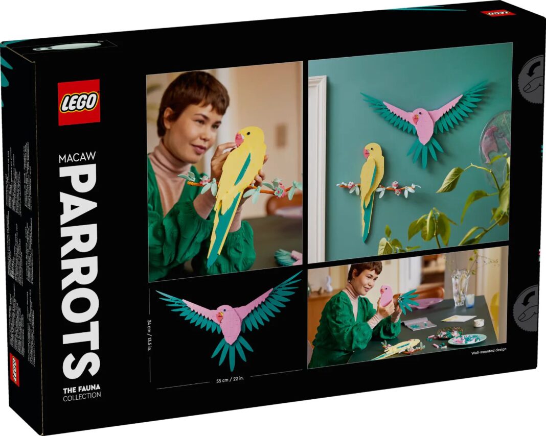 Lego Art Colectia de Fauna Papagali Ara 31211 Lego Art Colectia de Fauna Papagali Ara 31211