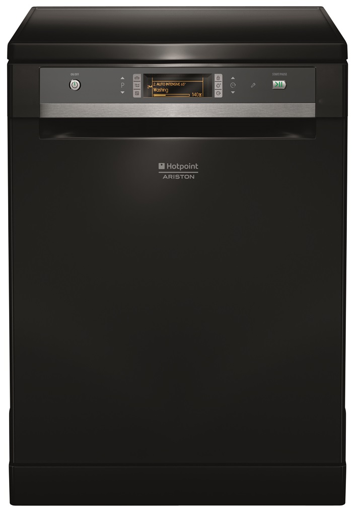 Masina de spalat vase Hotpoint LFD11M121B, 14 seturi, 11 programe, 60 cm, Clasa A++, Negru