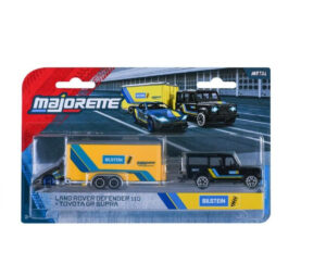 MAJORETTE TRANSPORTER SET REMORCA DE CURSE DELUXE LAND ROVER DEFENDER 110 SI MASINUTA TOYOTA GR SUPRA MAJORETTE TRANSPORTER SET REMORCA DE CURSE DELUXE LAND ROVER DEFENDER 110 SI MASINUTA TOYOTA GR SUPRA