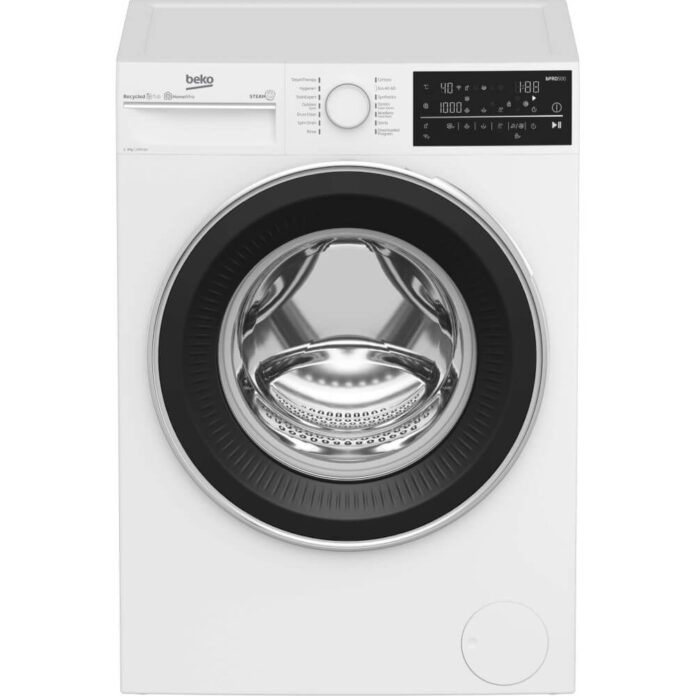 Masina de spalat rufe Beko B5WFT89415WW, 1400 RPM, 9 kg, 14 programe, Motor ProSmart Inverter, Remote Control, Clasa A, Alb Masina de spalat rufe Beko B5WFT89415WW, 1400 RPM, 9 kg, 14 programe, Motor ProSmart Inverter, Remote Control, Clasa A, Alb