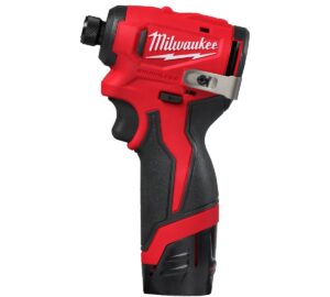 Masina de insurubat compacta, cu impact, Milwaukee, cu impact, motor fara perii, cu 2 acumulatori M12, 4933499690 Masina de insurubat compacta, cu impact, Milwaukee, cu impact, motor fara perii, cu 2 acumulatori M12, 4933499690