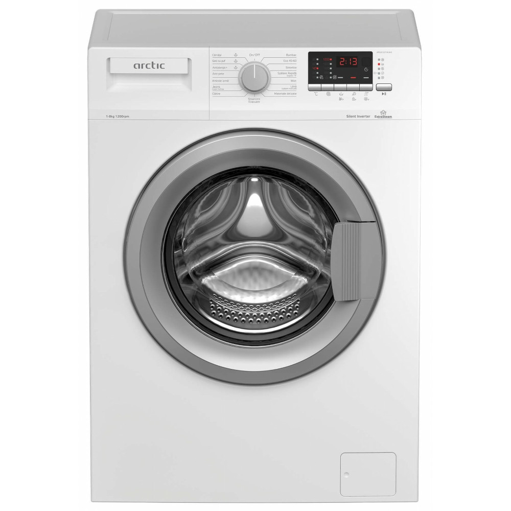 Masina de spalat rufe Arctic APL81221XLW3, 8 kg, 1200 RPM, Clasa A, Alb Masina de spalat rufe Arctic APL81221XLW3, 8 kg, 1200 RPM, Clasa A, Alb
