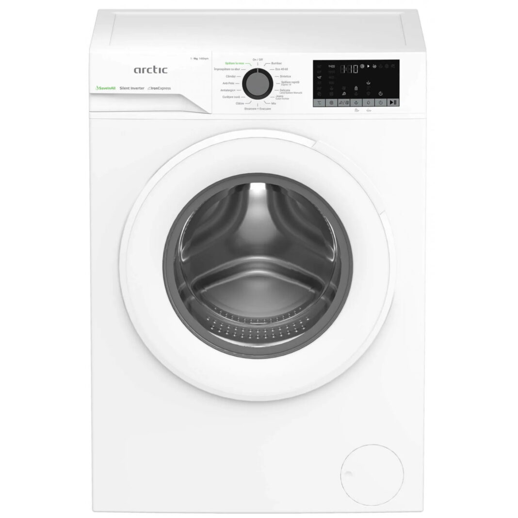 Masina de spalat rufe Arctic APLM2WFSU29412W, 9 kg, 1400 RPM, Motor Silent Inverter, ExtraSteam, IronExpress, Add-In, Alb, Clasa A Masina de spalat rufe Arctic APLM2WFSU29412W, 9 kg, 1400 RPM, Motor Silent Inverter, ExtraSteam, IronExpress, Add-In, Alb, Clasa A