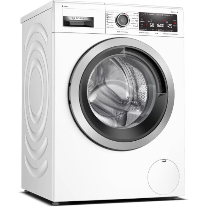 Masina de spalat rufe BOSCH WAX32KH3BY, 1600 RPM, 10 kg, i-DOS, ActiveWater Plus, AquaStop, EcoSilence Drive, Home Connect, Drum Clean, Sistem de spalare 4D, Alb, Clasa B Masina de spalat rufe BOSCH WAX32KH3BY, 1600 RPM, 10 kg, i-DOS, ActiveWater Plus, AquaStop, EcoSilence Drive, Home Connect, Drum Clean, Sistem de spalare 4D, Alb, Clasa B