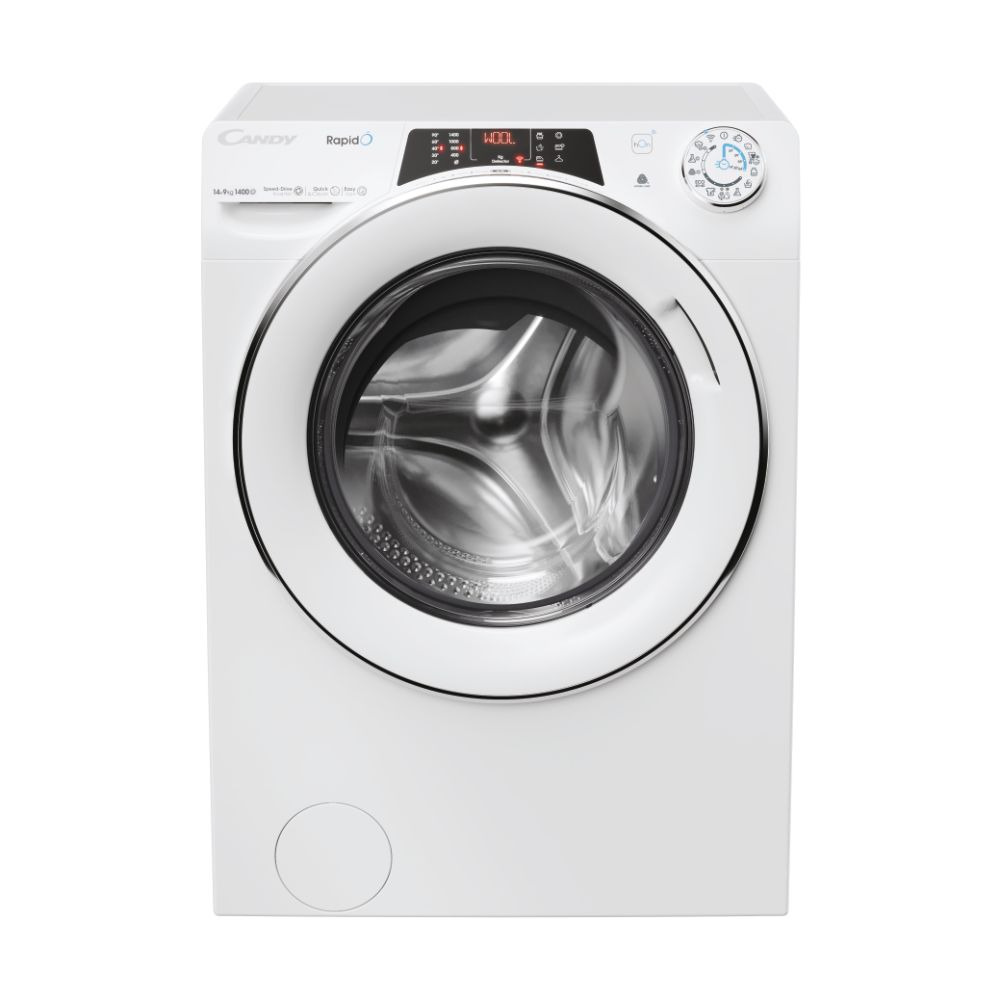 Masina de spalat rufe cu uscator Candy Rapido ROW41494DWMCT-S, 1400 RPM, 14/9 Kg, Functie Steam, Wi-Fi, Clasa A