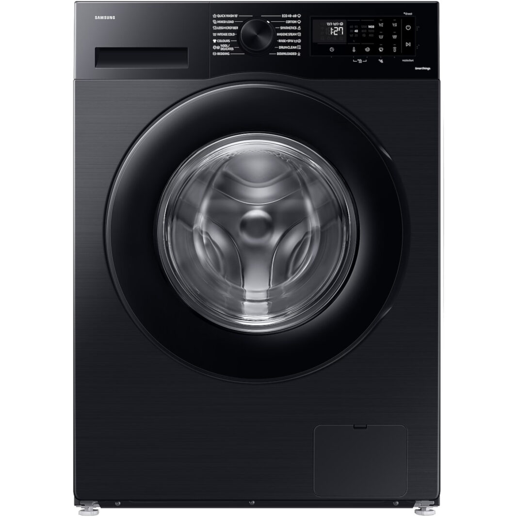Masina de spalat rufe Samsung WW90CGC04DABLE, 1400 RPM, 9 Kg, Wifi SmartThings, AI Energy, Motor Digital Inverter, Eco Bubble, Culoare Negru