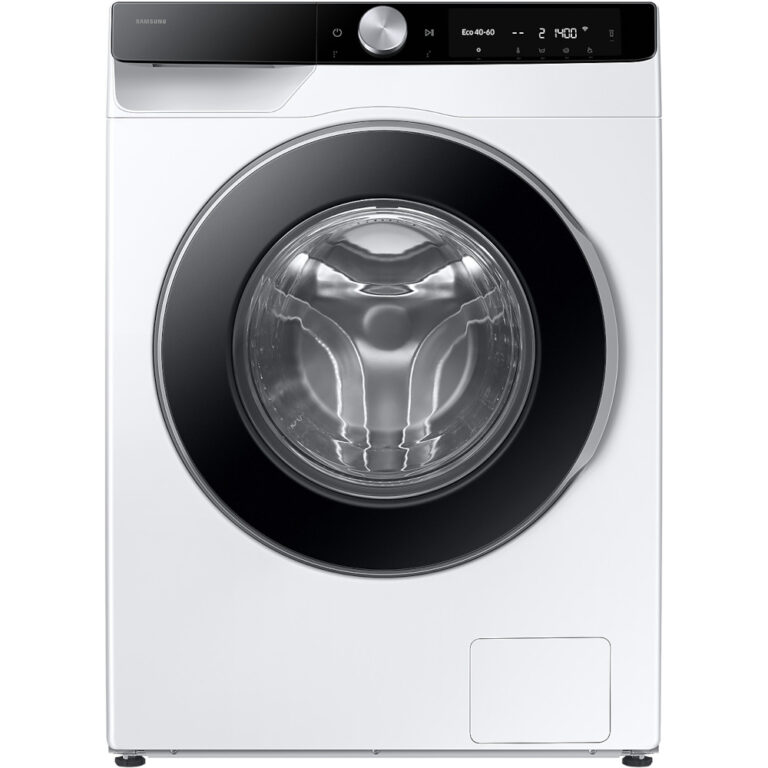 Masina de spalat rufe Samsung WW90DG6U25LKU4, 1400 RPM, 9 kg, Smart Things, AI Control, Alb, Clasa A, AI Ecobubble, Digital Inverter