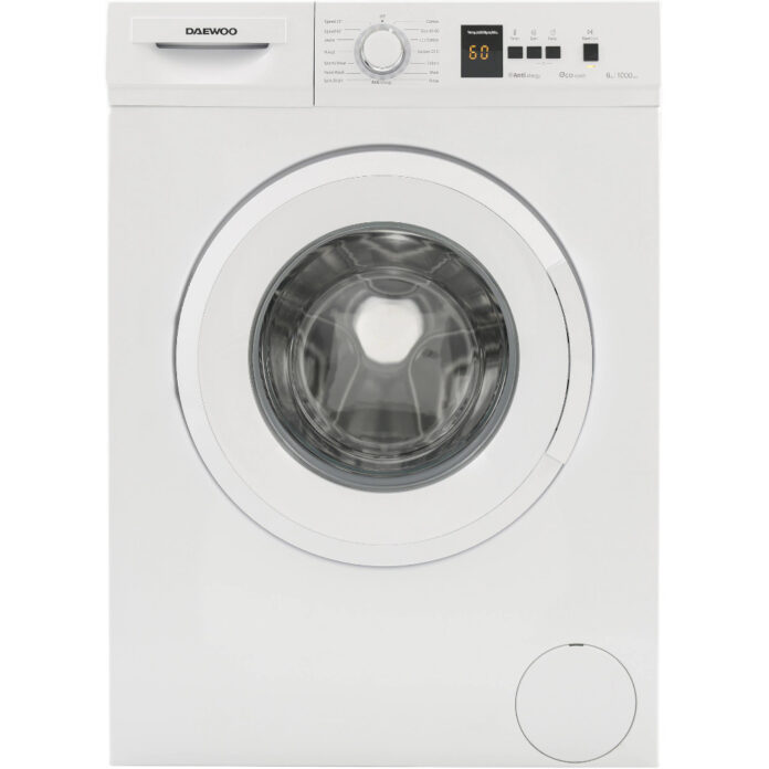 Masina de spalat rufe Slim Daewoo DWD-MV1011-3, 1000 RPM, 6 kg, Start intarziat, Eco Wash, Anti Allergy, Clasa D Masina de spalat rufe Slim Daewoo DWD-MV1011-3, 1000 RPM, 6 kg, Start intarziat, Eco Wash, Anti Allergy, Clasa D