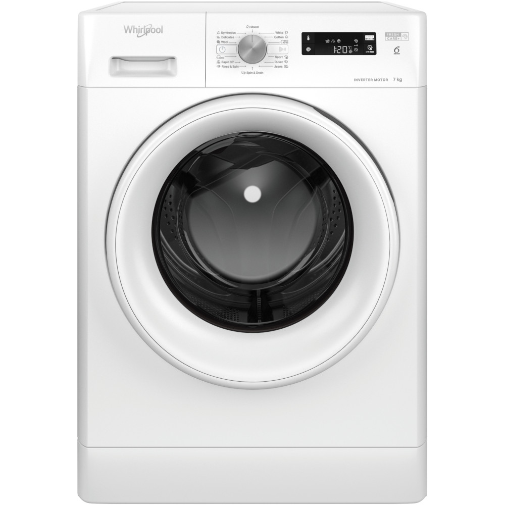 Masina de spalat rufe Whirlpool FFS 7458 W EE, 1400 RPM, 7kg, Clasa B Masina de spalat rufe Whirlpool FFS 7458 W EE, 1400 RPM, 7kg, Clasa B