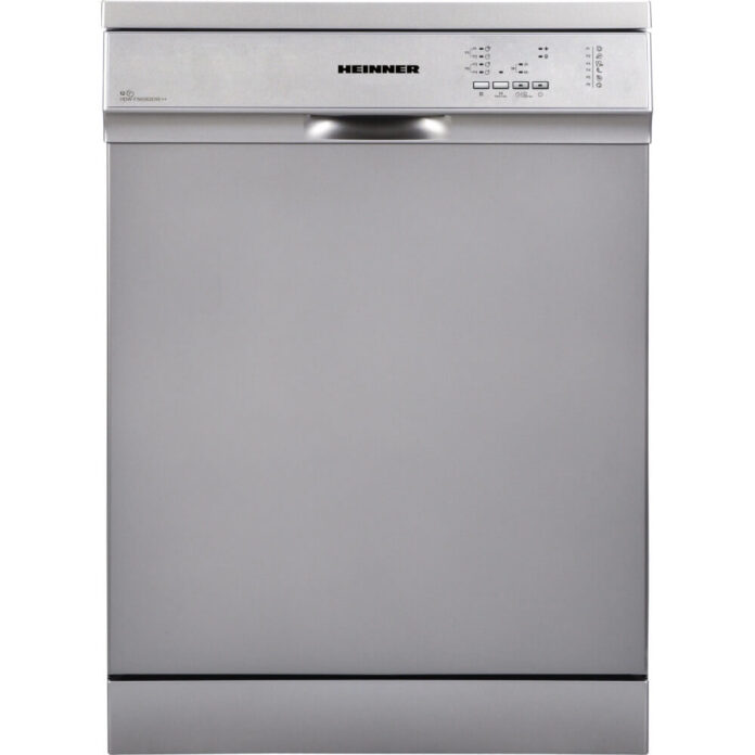 Masina de spalat vase Heinner HDW-FS6062DSE++, 12 seturi, Rapid 30, Eco, Aquastop, Cos ajustabil, 12 l, 85 cm, Argintiu Masina de spalat vase Heinner HDW-FS6062DSE++, 12 seturi, Rapid 30, Eco, Aquastop, Cos ajustabil, 12 l, 85 cm, Argintiu