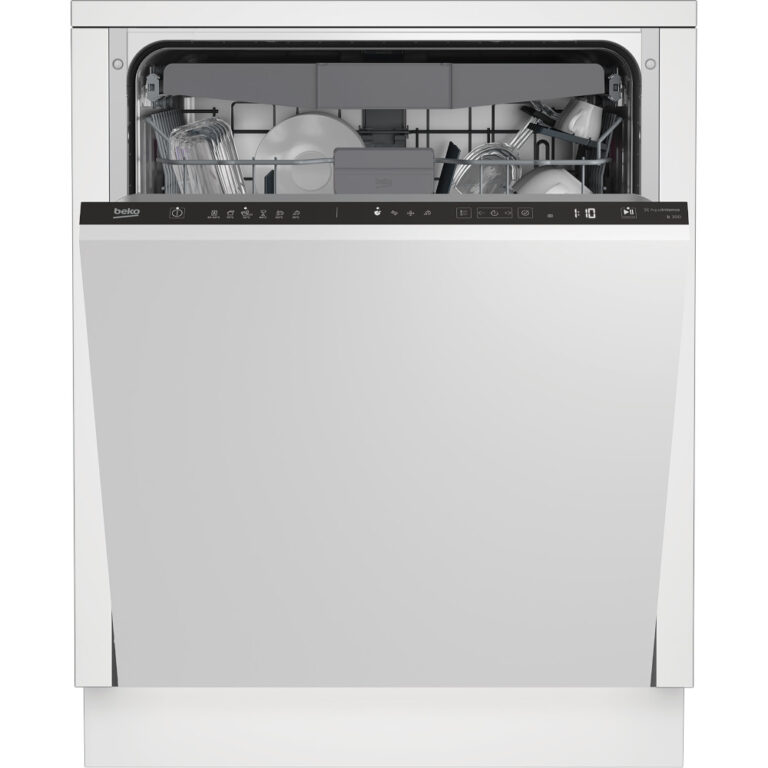 Masina de spalat vase incorporabila Beko BDIN36520Q, 15 seturi, 5 programe, AquaIntense, Acrobat System, Fast+, Hygiene Intense, SteamGloss, Mini 30, Intensiv 70, Eco 50, Clasa E