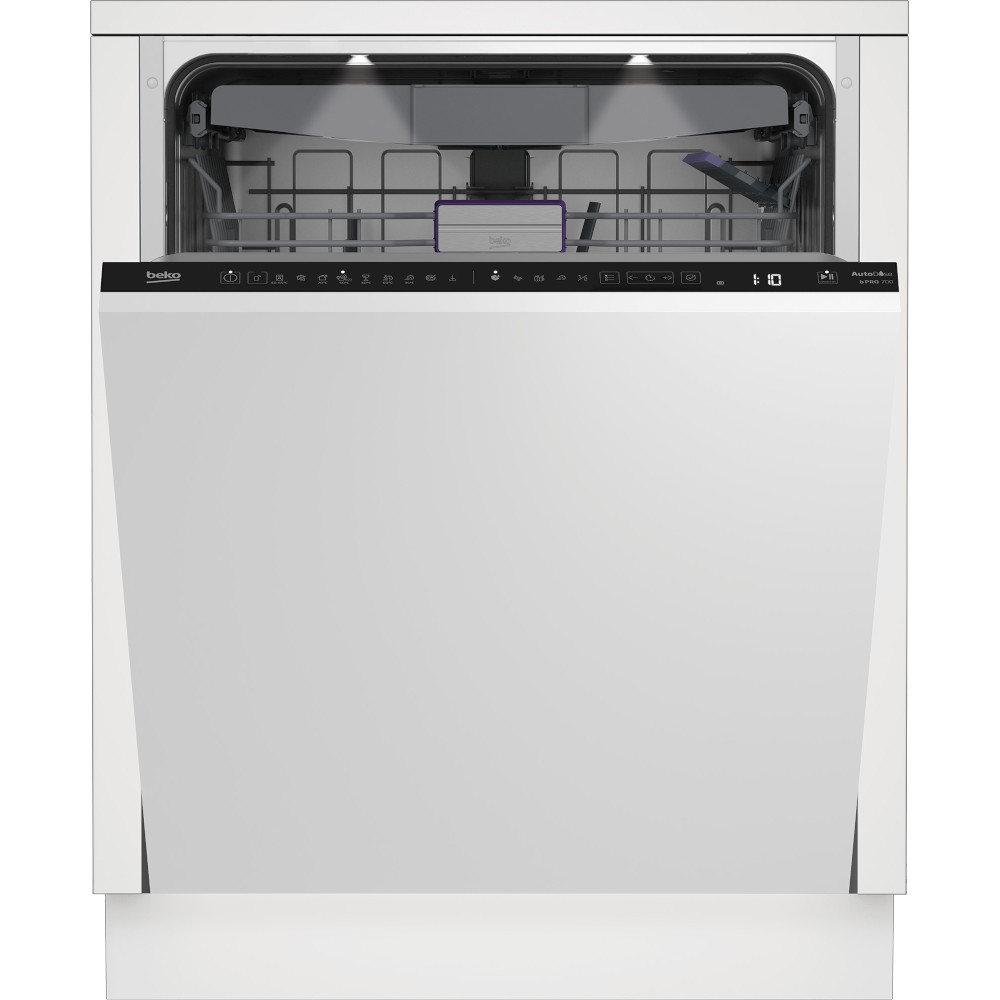 Masina de spalat vase incorporabila Beko BDIN39640A, 16 seturi, 11 programe, Motor ProSmart Inverter, Fast+, AutoGlassShield, Clasa C