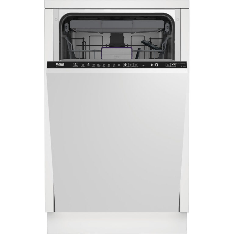 Masina de spalat vase incorporabila Beko BDIS38120Q, 11 seturi, 8 programe, Hygiene Intense, Intensive 70°, Dozator glisant pentru detergent, Alb, Clasa E