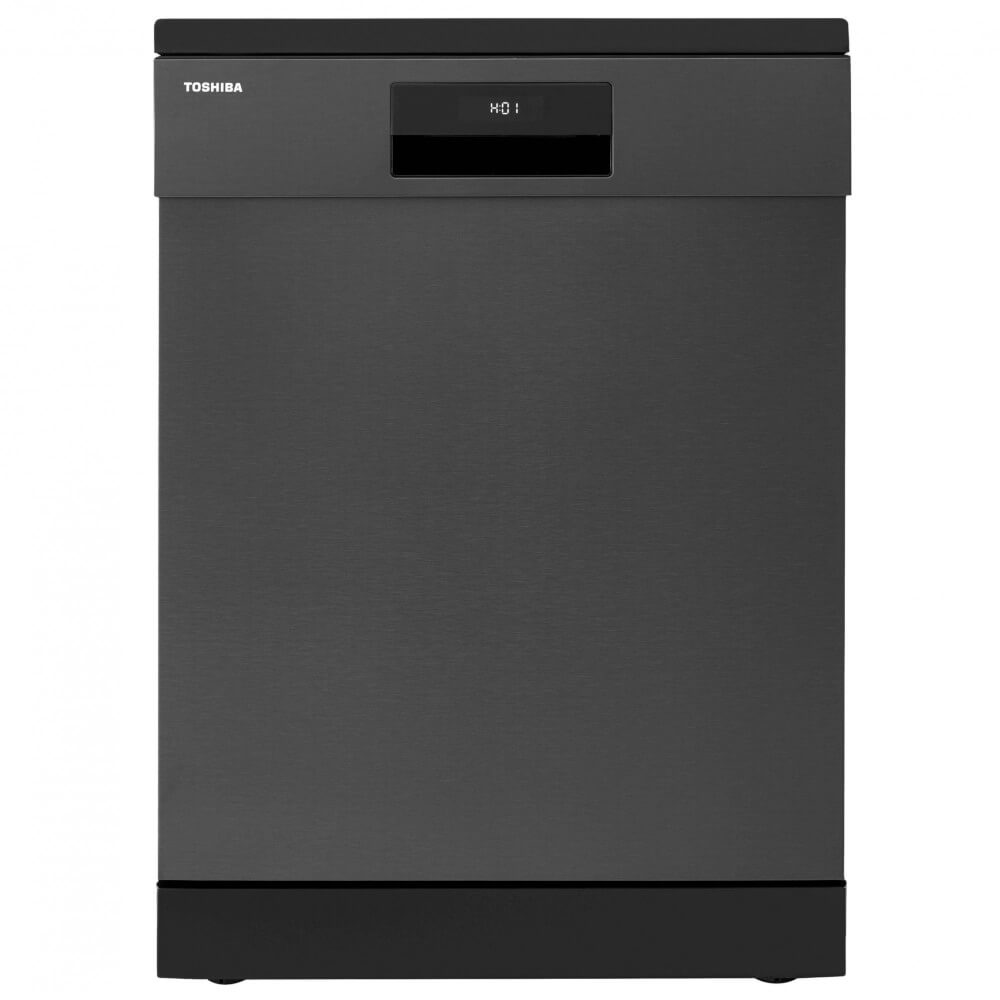 Masina de spalat vase Toshiba DW-15F3BS, 15 seturi, 8 programe, Display Touch control, AquaStop, Pre-wash 14 min, Negru, Clasa C Masina de spalat vase Toshiba DW-15F3BS, 15 seturi, 8 programe, Display Touch control, AquaStop, Pre-wash 14 min, Negru, Clasa C