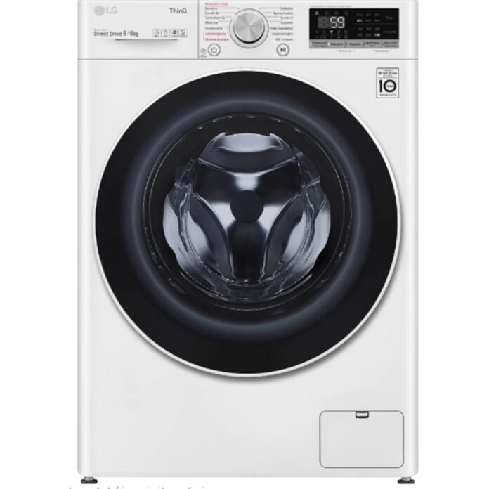 Masina de spalat rufe cu uscator LG F4DV509S0E, 1400 RPM, 9 kg spalare, 6 kg uscare, Clasa B Masina de spalat rufe cu uscator LG F4DV509S0E, 1400 RPM, 9 kg spalare, 6 kg uscare, Clasa B