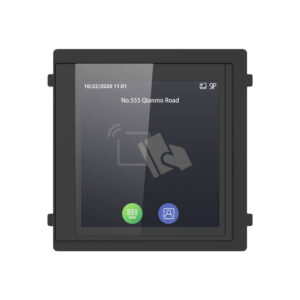 Modul cititor carduri cu display Hikvision DS-KD-TDM, 4 inch, card MF, cod pin, touchscreen Modul cititor carduri cu display Hikvision DS-KD-TDM, 4 inch, card MF, cod pin, touchscreen