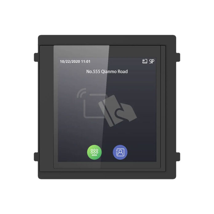 Modul cititor carduri cu display Hikvision DS-KD-TDM, 4 inch, card MF, cod pin, touchscreen Modul cititor carduri cu display Hikvision DS-KD-TDM, 4 inch, card MF, cod pin, touchscreen