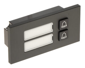 Modul videointerfon Dahua, 2 familii, IP66, IK07, aluminiu, grafit, VTO4202FB-MB2 Modul videointerfon Dahua, 2 familii, IP66, IK07, aluminiu, grafit, VTO4202FB-MB2
