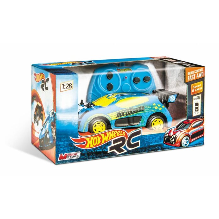 Masinuta cu telecomanda Hot Wheels Super Blitzen, 1:28, 8 Km/h Masinuta cu telecomanda Hot Wheels Super Blitzen, 1:28, 8 Km/h
