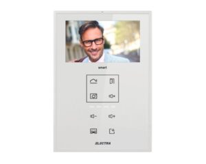 Monitor videointerfon de interior, 4.3 inch, smart, LCD color, taste touch, alb, Electra, VTM.4S083.ELWTL Monitor videointerfon de interior, 4.3 inch, smart, LCD color, taste touch, alb, Electra, VTM.4S083.ELWTL