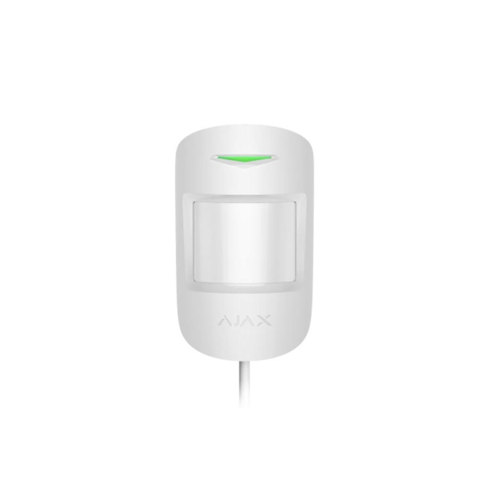 Detector de miscare PIR Ajax MotionProtect Fibra WH, 12 m, 88 grade, pet immunity Detector de miscare PIR Ajax MotionProtect Fibra WH, 12 m, 88 grade, pet immunity