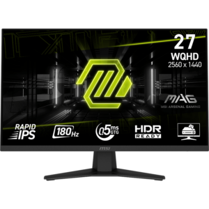 Monitor Gaming Rapid IPS LED MSI 27inch MAG 274QF, WQHD (2560 x 1440), HDMI, DisplayPort, 180 Hz, 0.5 ms (Negru) Monitor Gaming Rapid IPS LED MSI 27inch MAG 274QF, WQHD (2560 x 1440), HDMI, DisplayPort, 180 Hz, 0.5 ms (Negru)
