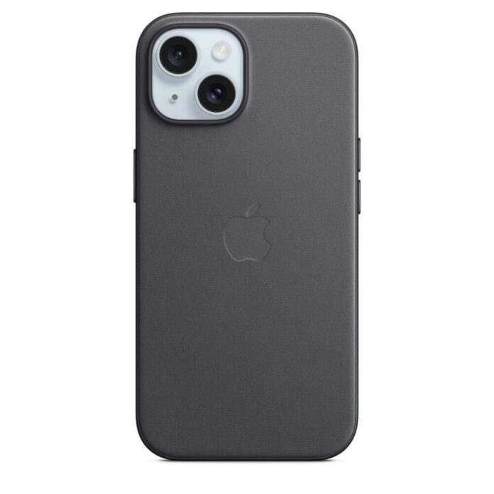 Husa de protectie Apple FineWoven Case with MagSafe pentru iPhone 15, Pacific Blue Husa de protectie Apple FineWoven Case with MagSafe pentru iPhone 15, Pacific Blue