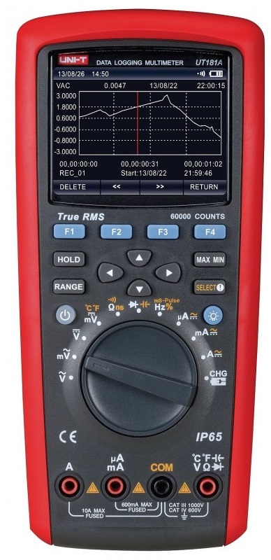 Multimetru digital inregistrator Datalogger UNI-T UT181A Multimetru digital inregistrator Datalogger UNI-T UT181A